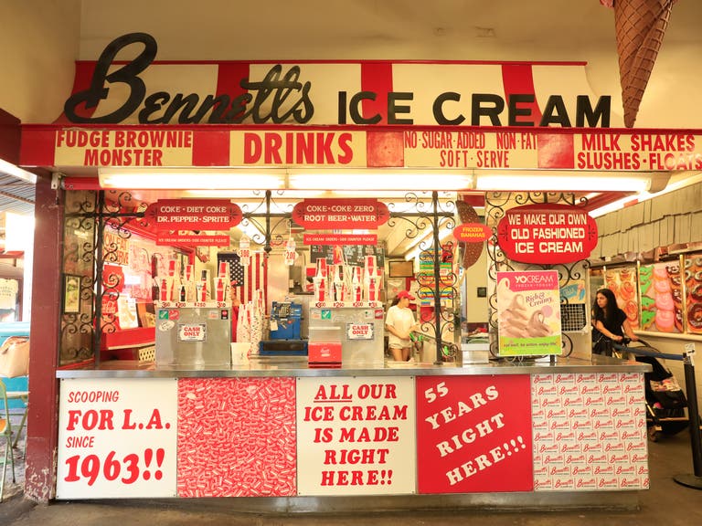 Bennett's Ice Cream at the Original Farmers Market | Photo: Callan Koening