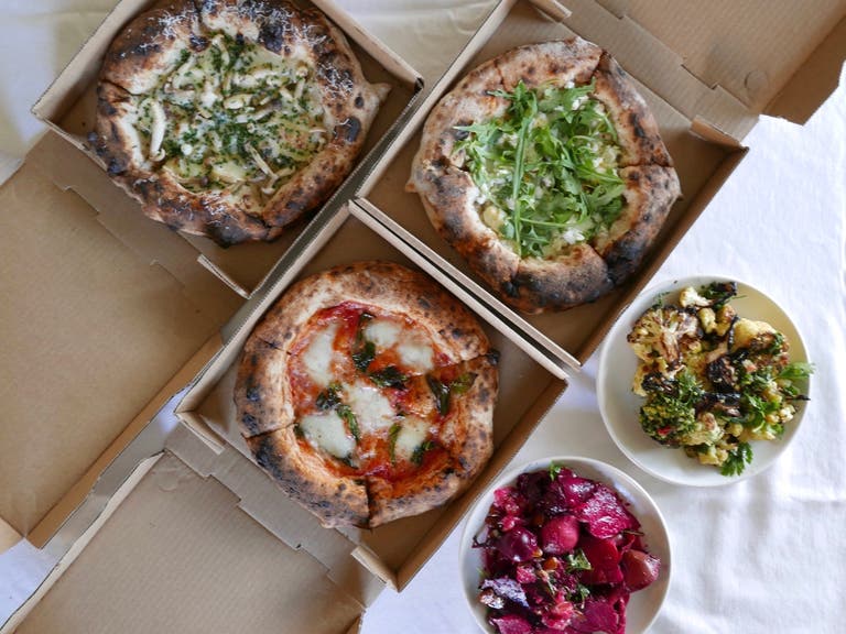 Wild Mushroom Pizza and more from Lodge Bread Company in Culver City