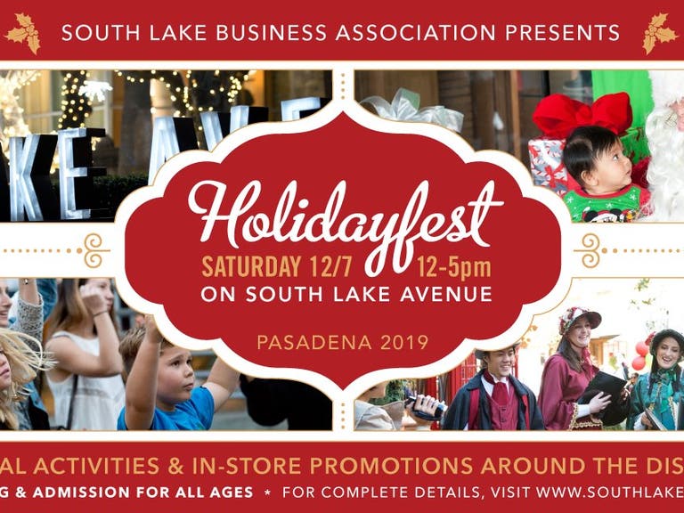 South Lake Avenue Holidayfest 2019