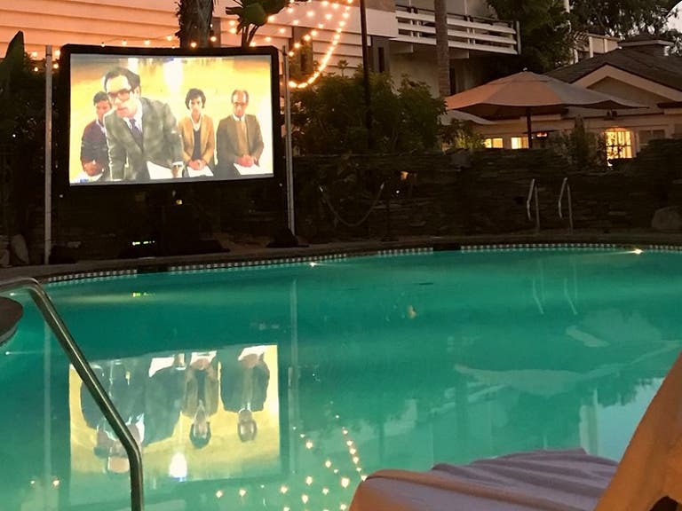 Poolside Cinema at Fairmont Miramar Hotel & Bungalows