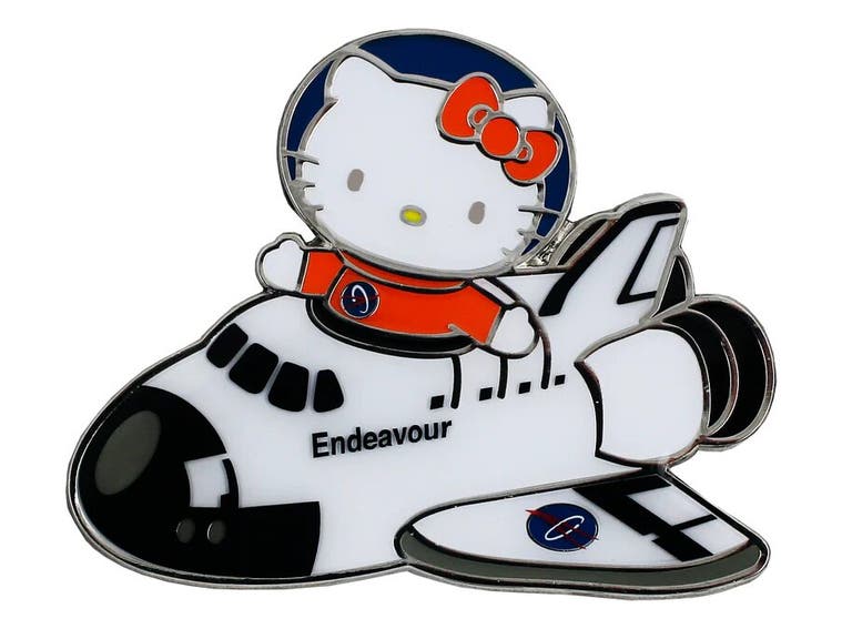 Hello Kitty "Endeavour Pilot" Collectible Magnet at the California Science Center